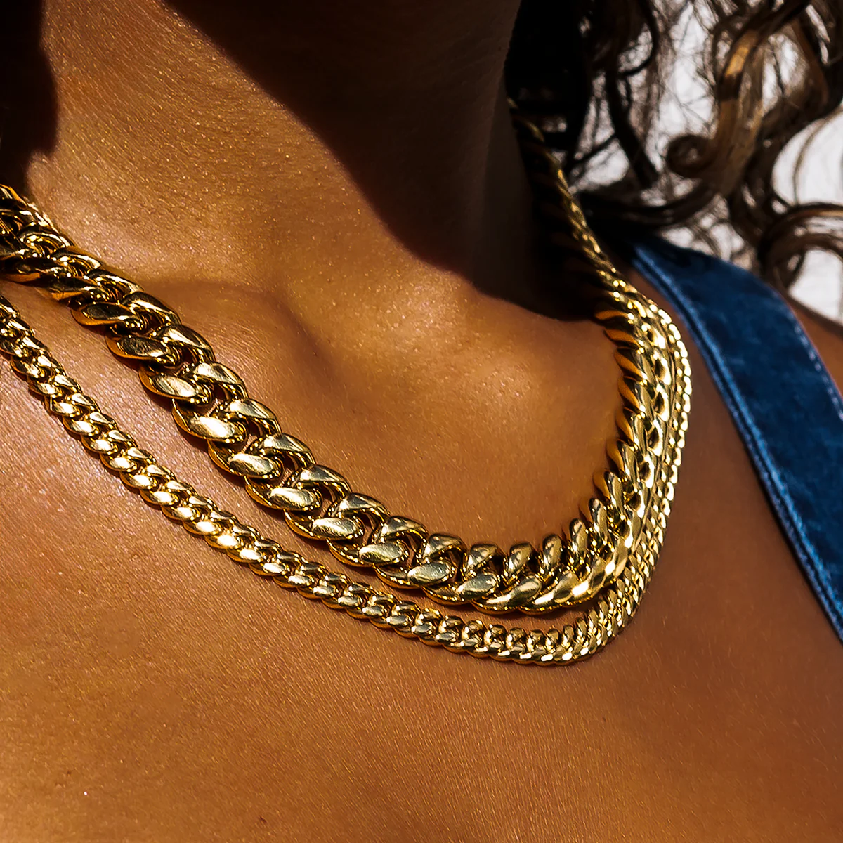 GLD Signature Cuban in Yellow Gold- 12mm - Image 6