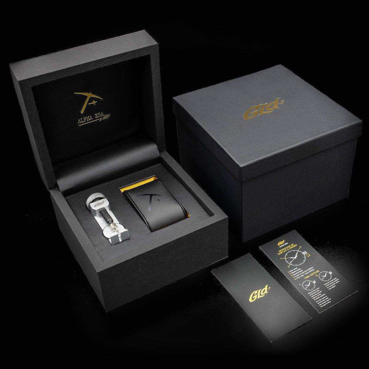 42MM Iced Alpha Era® Luminous Skeleton Gold - Image 5