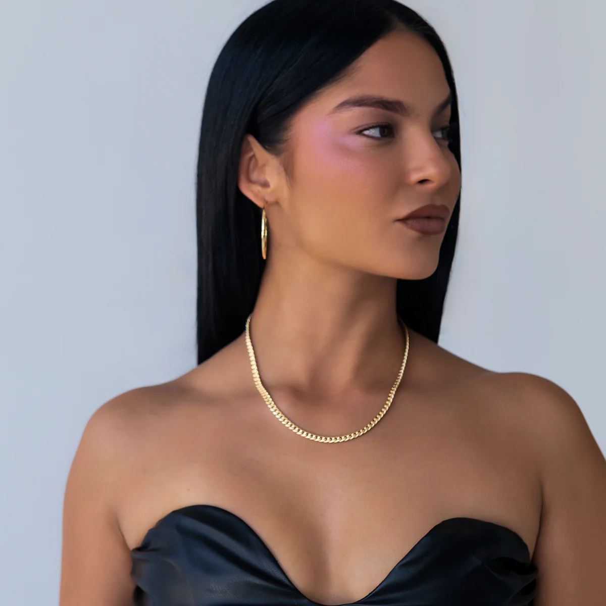 Miami Cuban Necklace in Yellow Gold - 5mm - Image 9