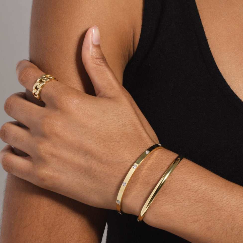 Classic Open Cuff Bracelet - Image 3