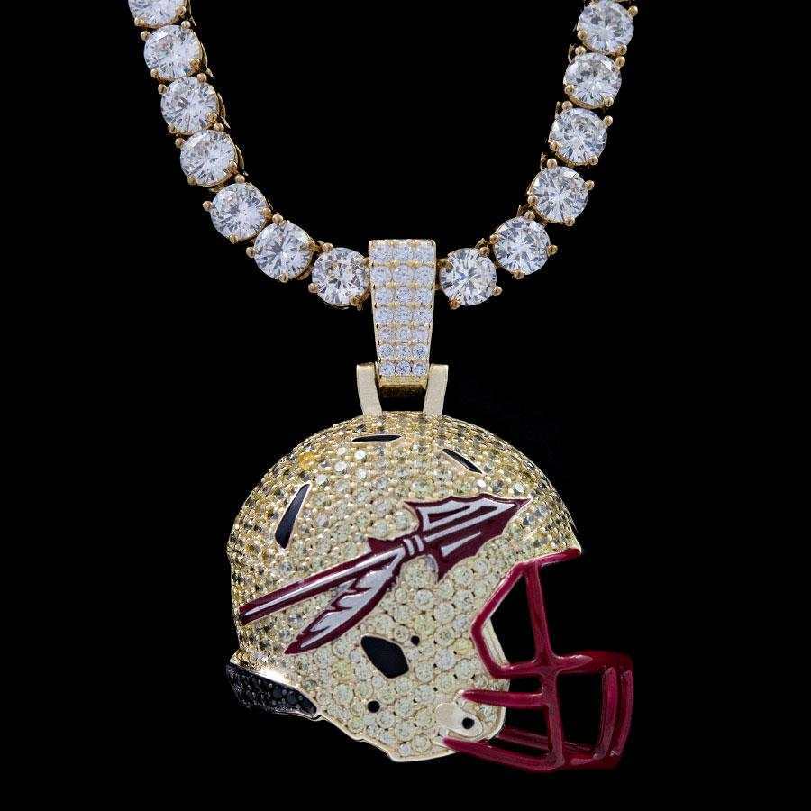 Florida State Official NCAA Football Helmet Pendant - Image 4