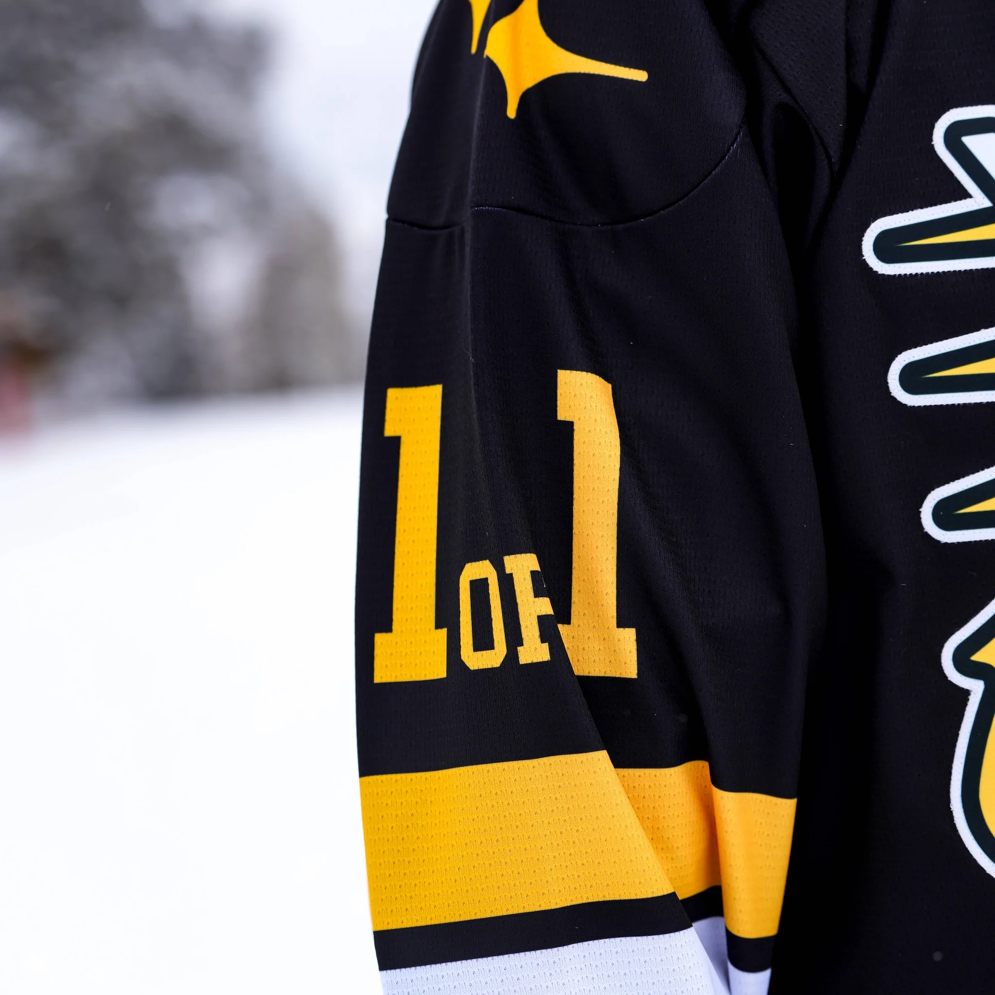 GLD Black and Yellow Hockey Jersey - Image 4