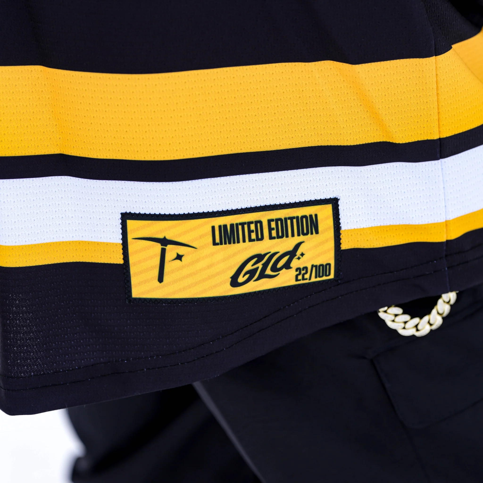 GLD Black and Yellow Hockey Jersey - Image 5