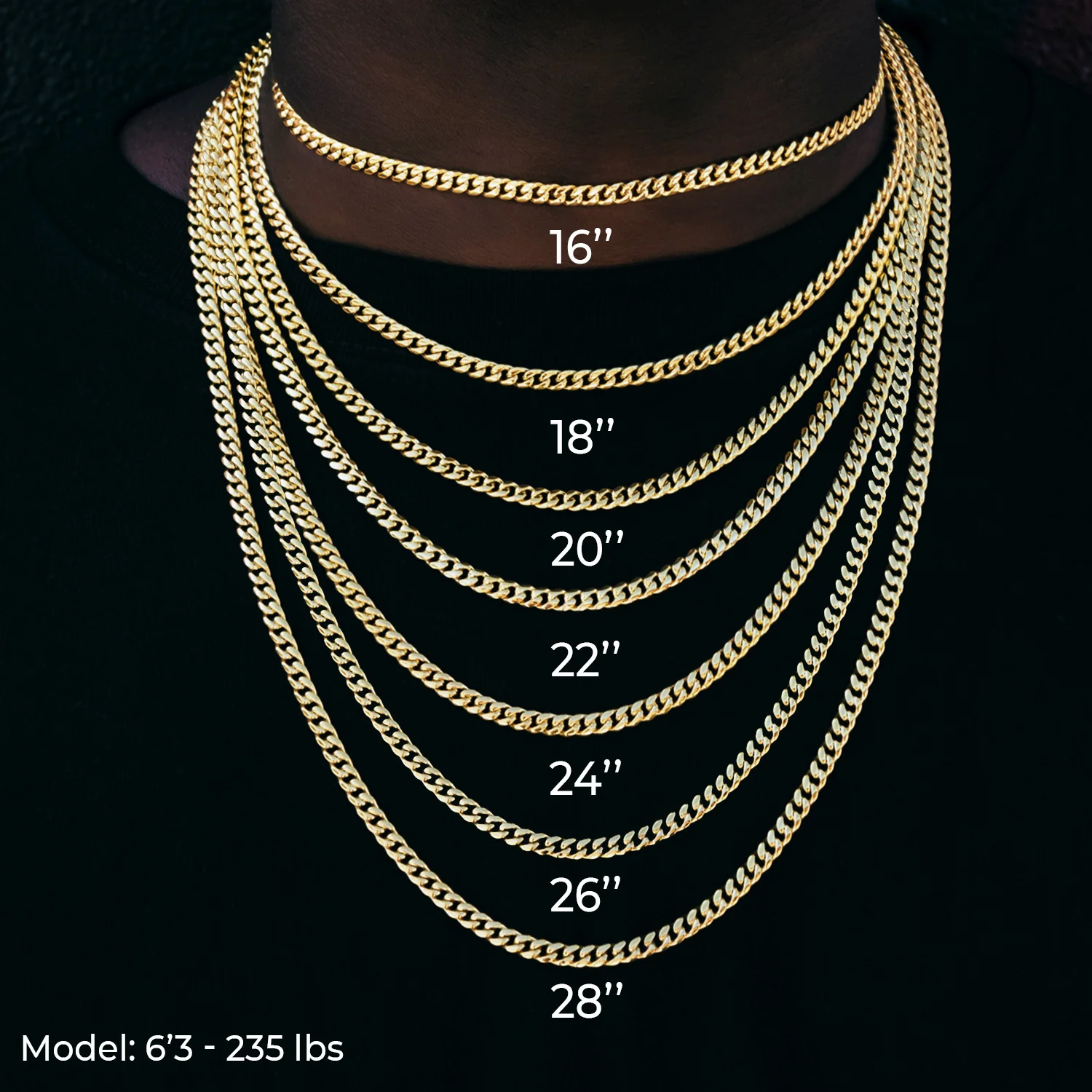 GLD Signature Cuban in Yellow Gold- 12mm - Image 8