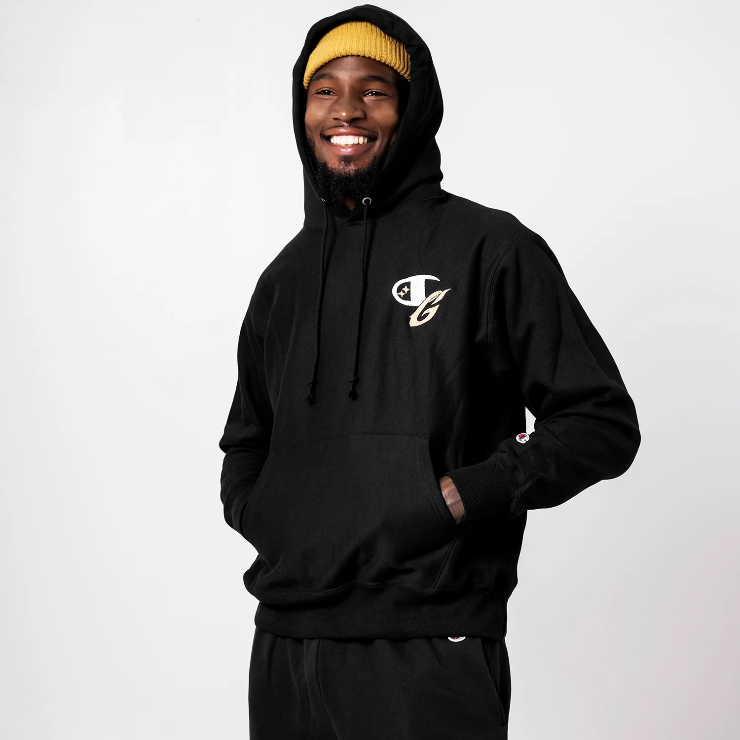 GLD X Champion Reverse Weave® Fleece Hoodie - Image 3