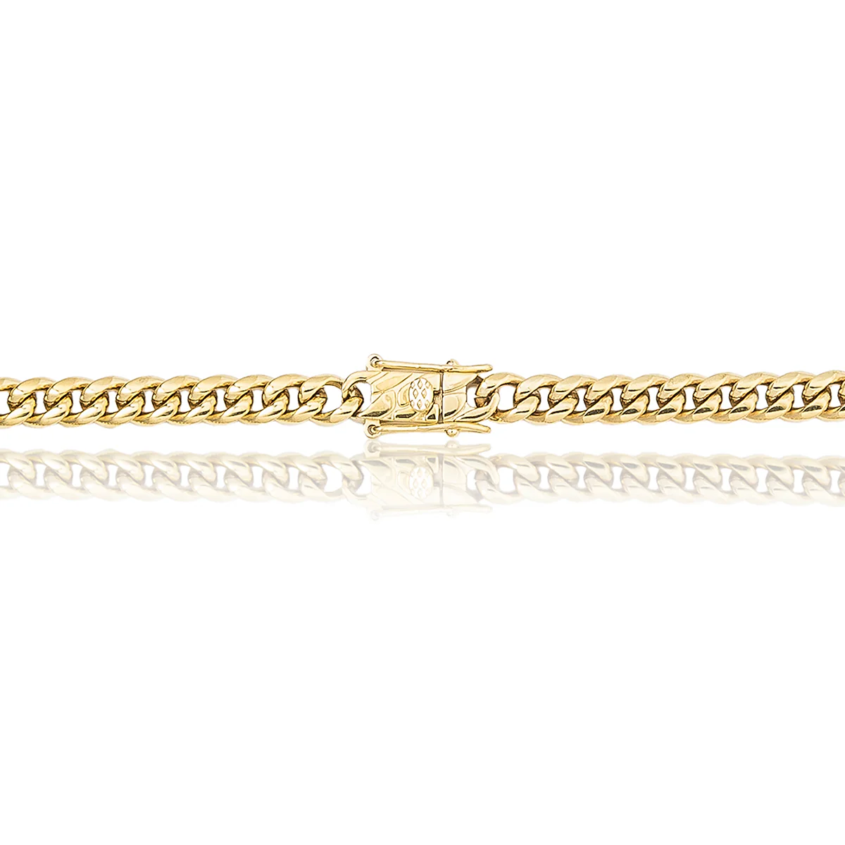 Miami Cuban Chain in Yellow Gold Vermeil - 5mm - Image 2