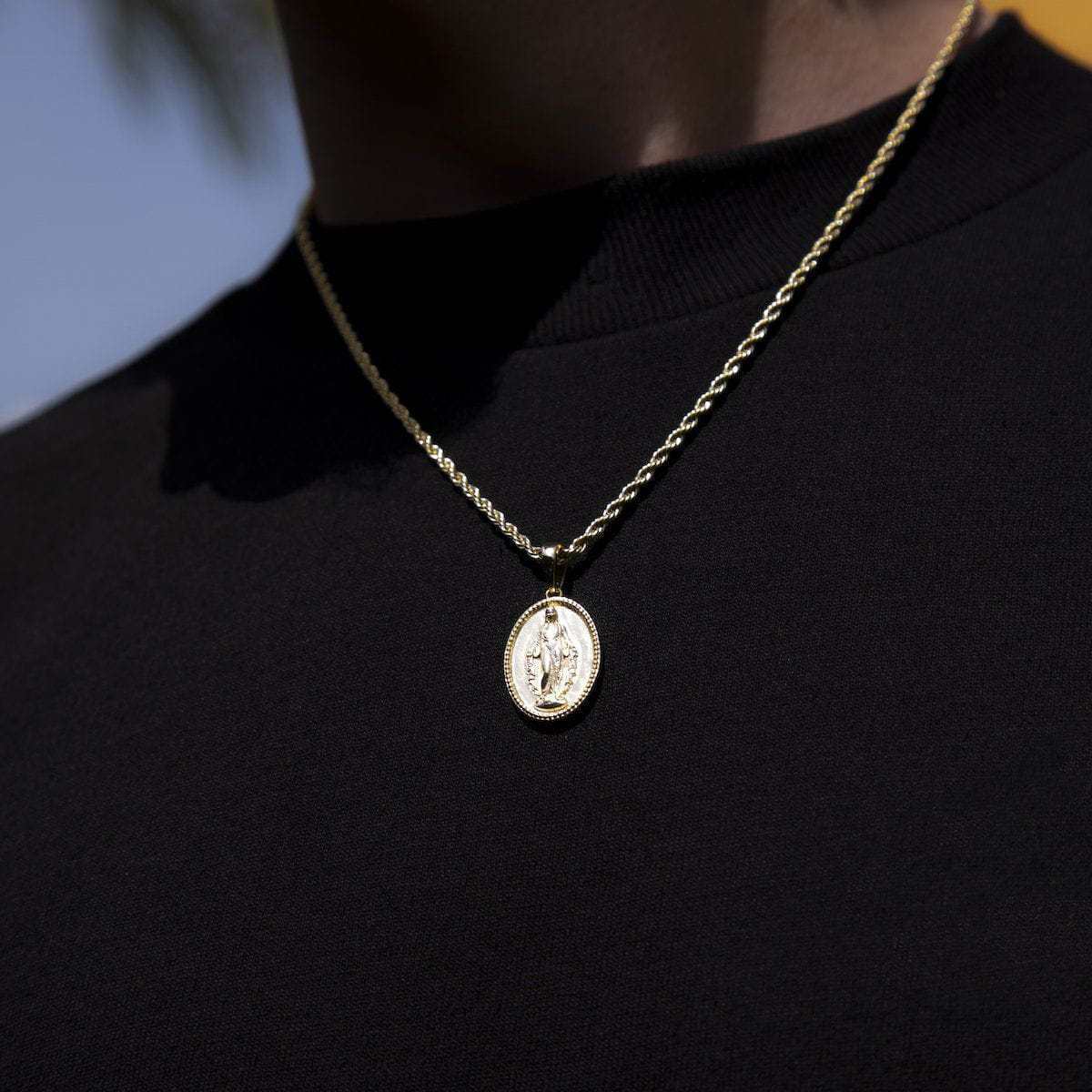 Micro Lady of Guadalupe Pendant - Image 3