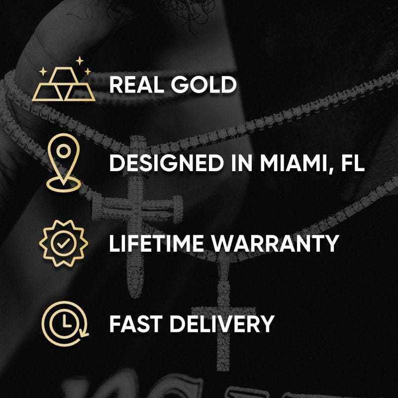 Choose 2 Chains + 2 Pendants - Yellow Gold - Image 4