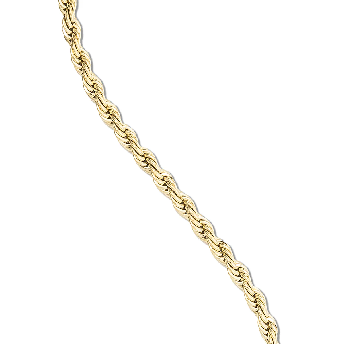 Rope Necklace in Yellow Gold - 4mm - Image 6