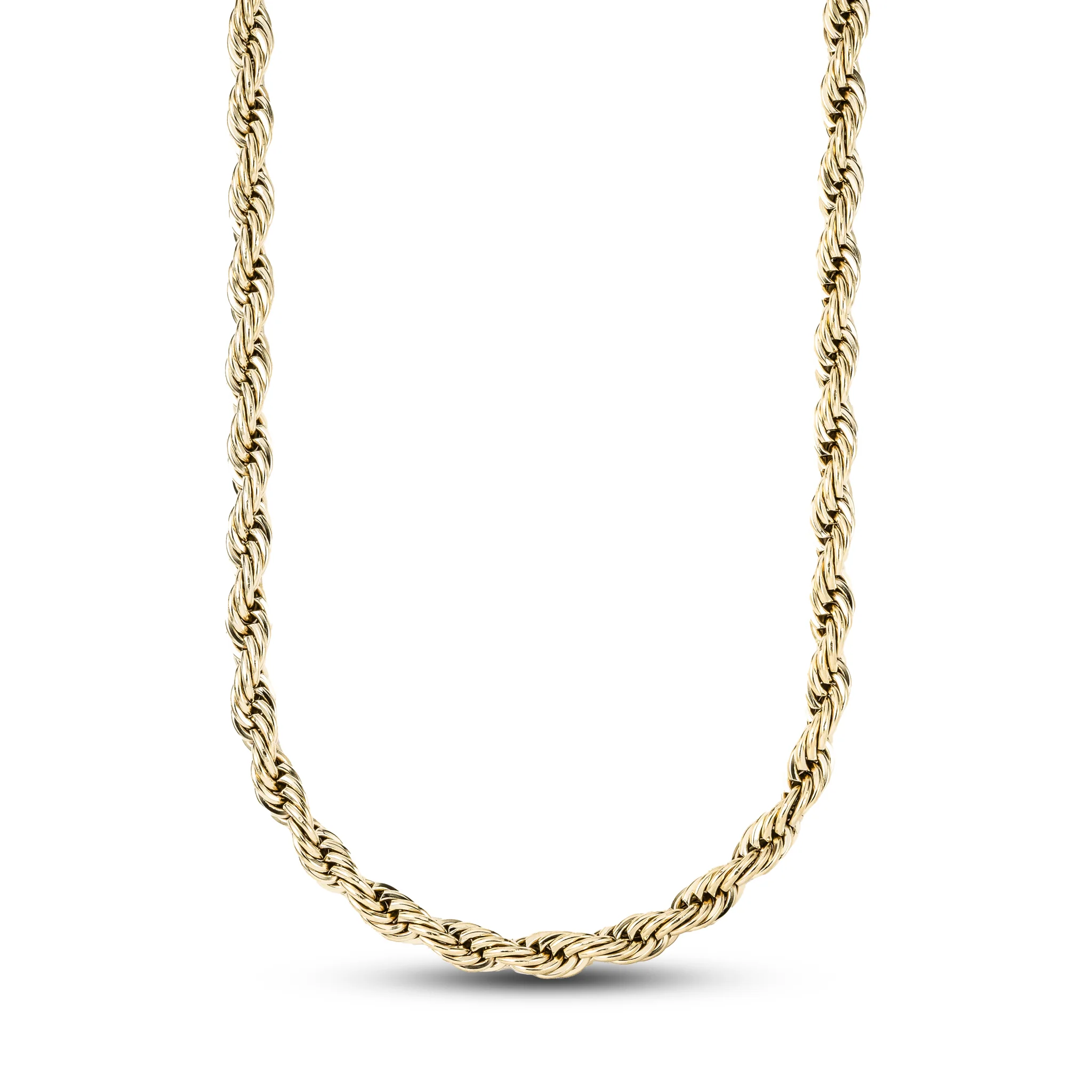 Rope Chain in Yellow Gold Vermeil - 6mm