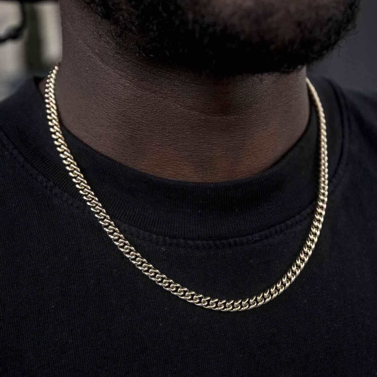 Solid Gold Miami Cuban Link Chain (5mm) - Image 4