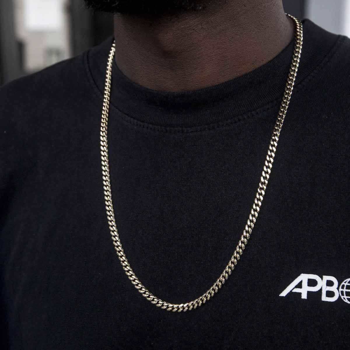 Solid Gold Miami Cuban Link Chain (5mm) - Image 5