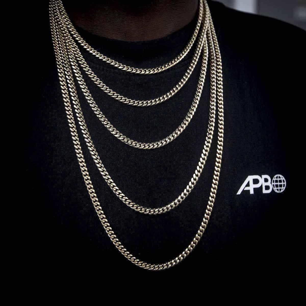 Solid Gold Miami Cuban Link Chain (5mm) - Image 7