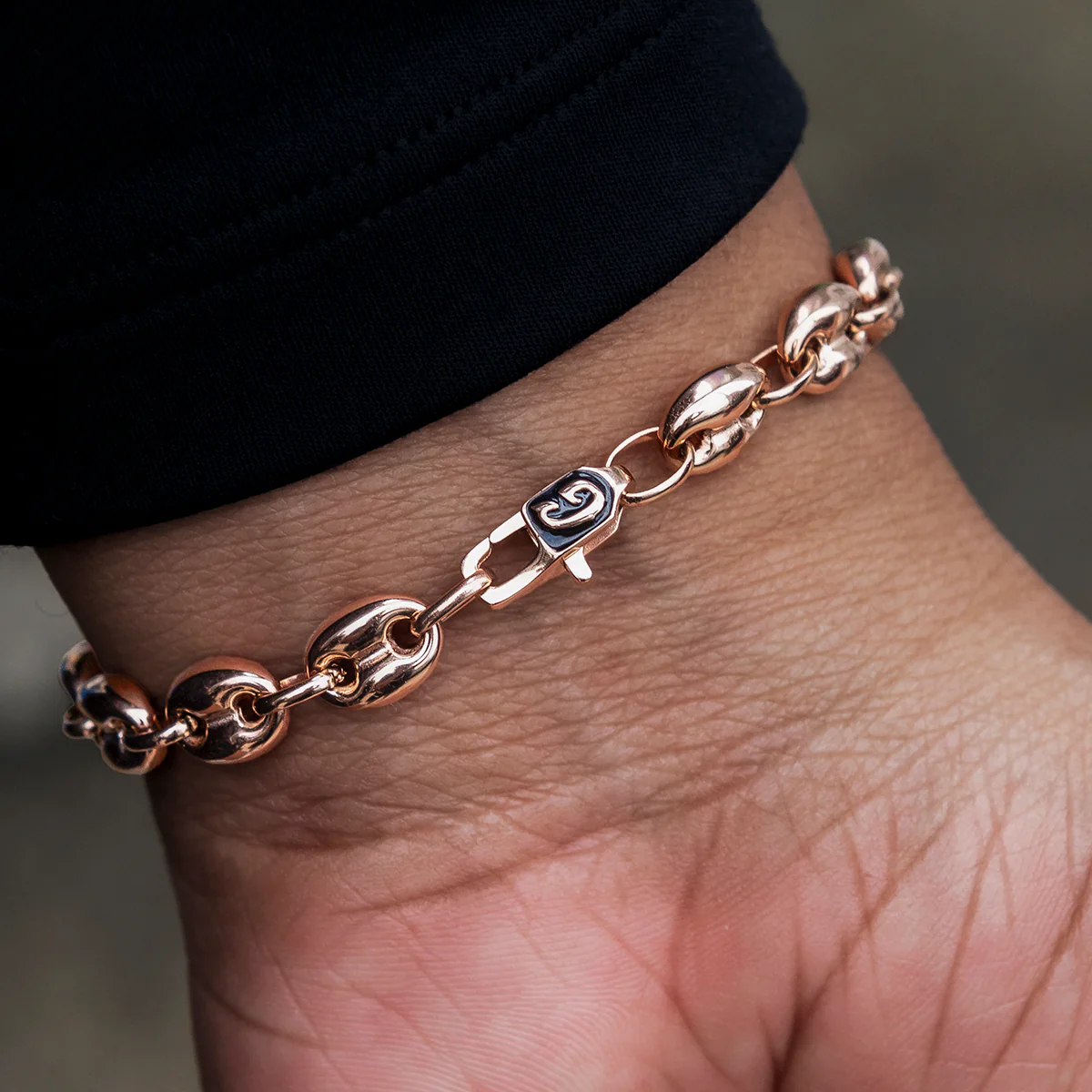 Valentina Bracelet in Rose Gold- 7mm - Image 3