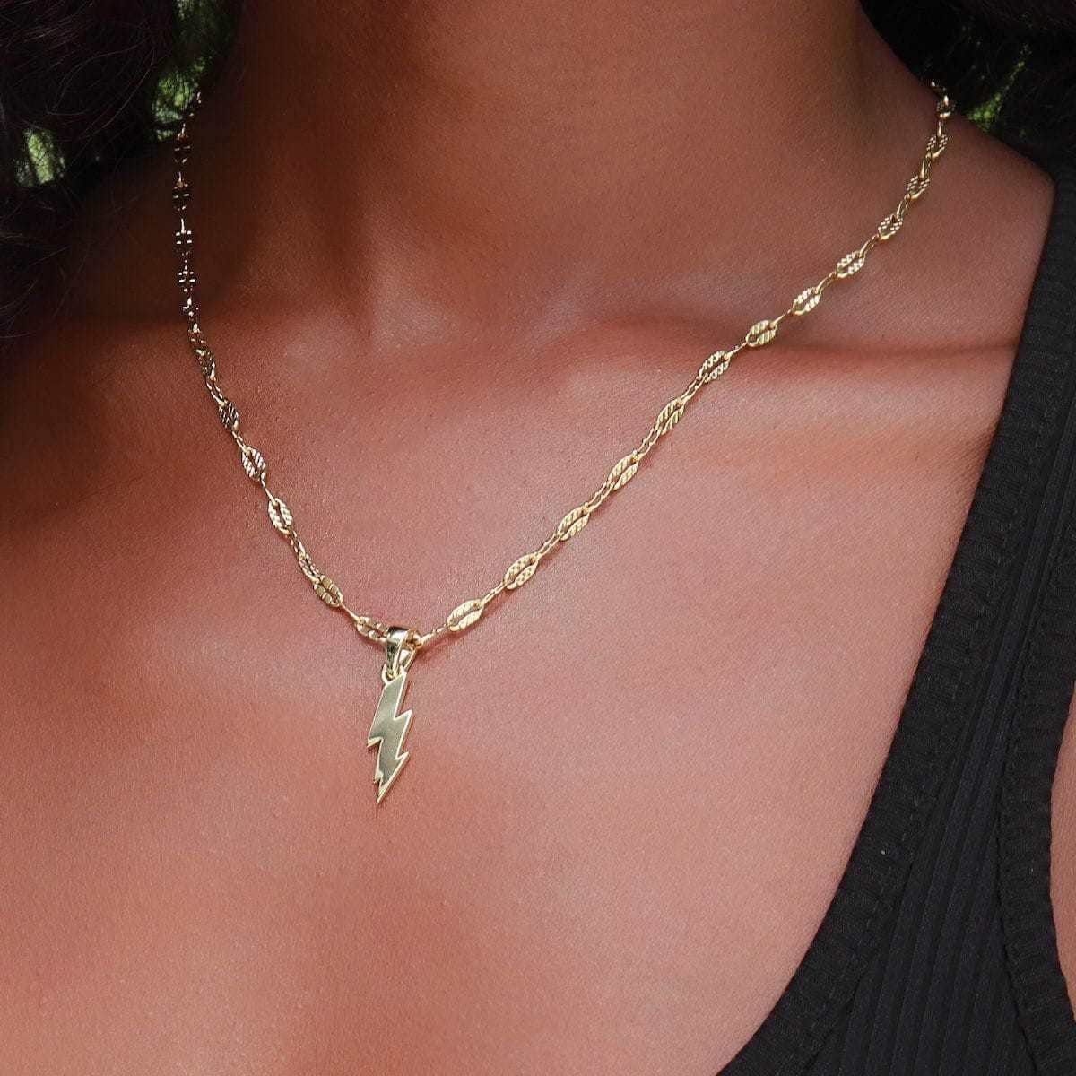 18k Vermeil Micro Lightning Bolt - Image 18