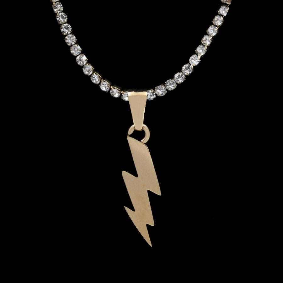 18k Vermeil Micro Lightning Bolt - Image 5