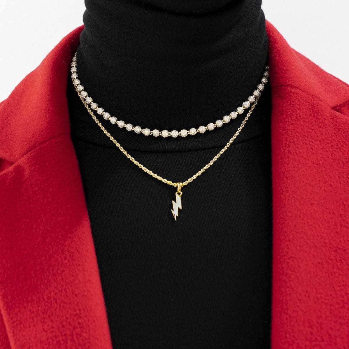 18k Vermeil Micro Lightning Bolt - Image 5
