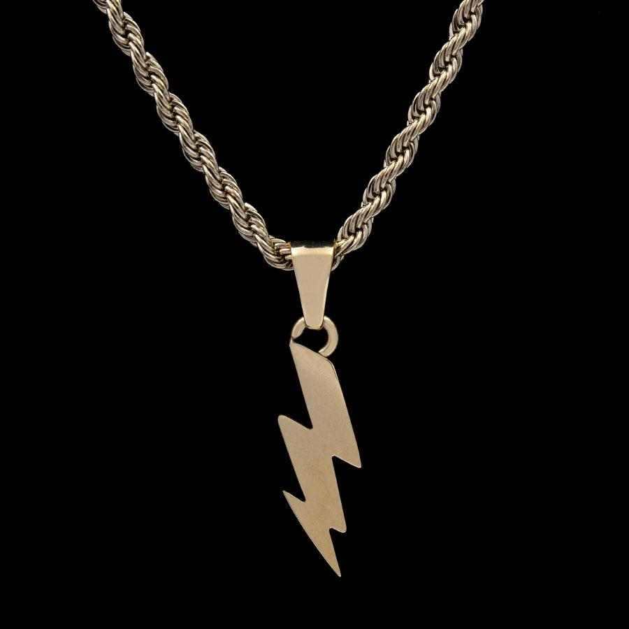 18k Vermeil Micro Lightning Bolt - Image 8